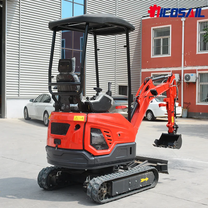 حفارة هيدروليكية صغيرة من المصنع 1.8 طن EPA Euro 5 محرك حفارة زراعية مستعملة خندق هيدروليكي صغير مع مرفقات