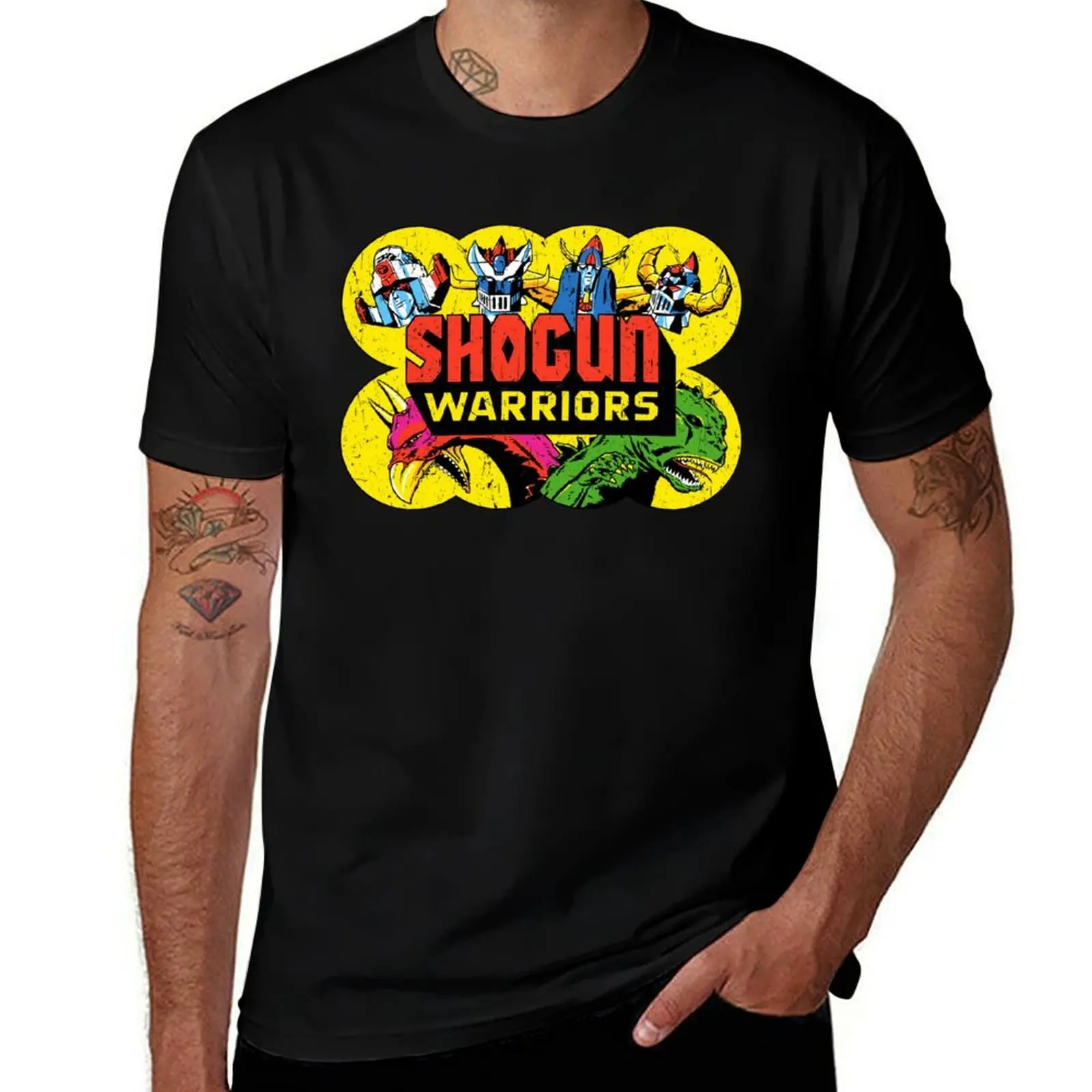 SHOGUN WARRIORS! T-Shirt Urban Style Print T-Shirt