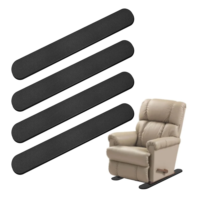 

B08B-4 PCS 30Inch Non Slip Furniture Rail Pads For Hardwood Floors And Other Types Of Floors, Keeping Recliners, Sofas