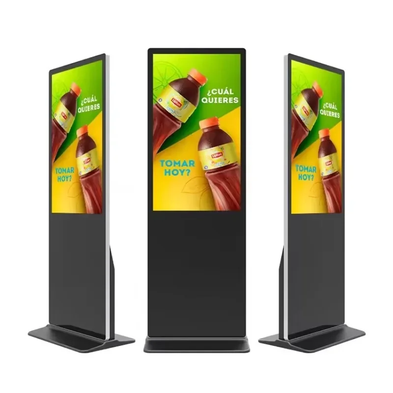 

Touch Screen 43 inch Floor Standing Bus Indoor Led Smart Lcd Display Screens Advertising