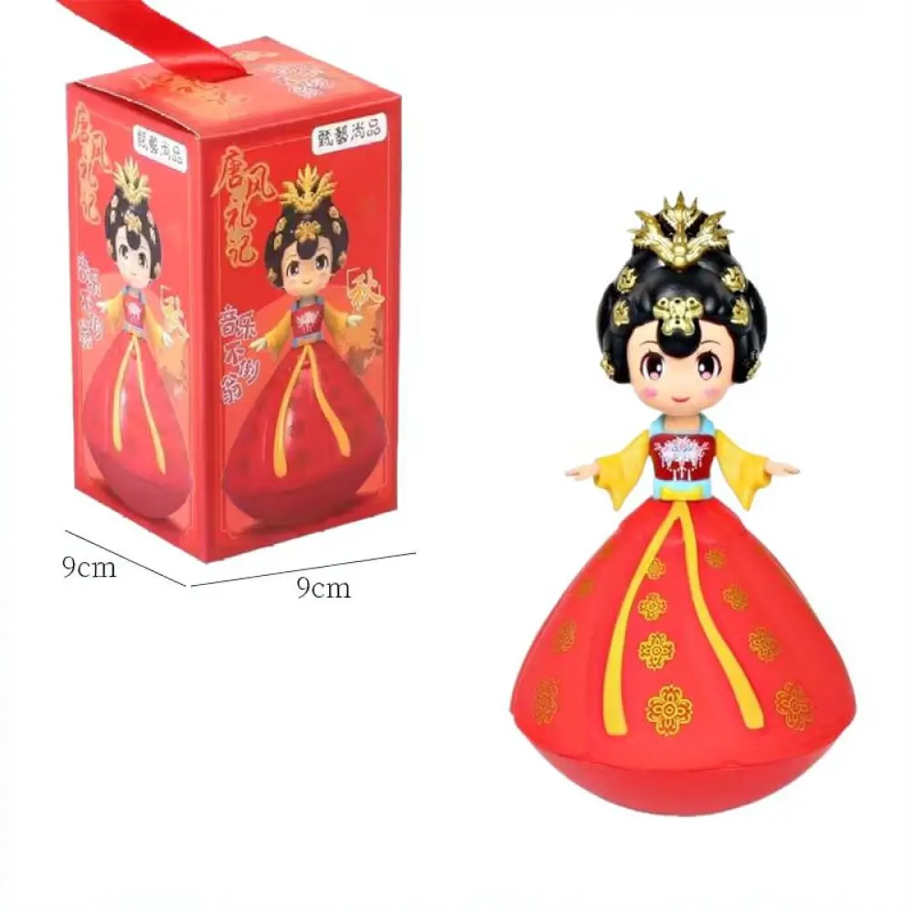 Creative Tang Dynasty Character Roly Poly Doll Decorative Craft Desktop Ornament Unique Cultural Artware For Home Office