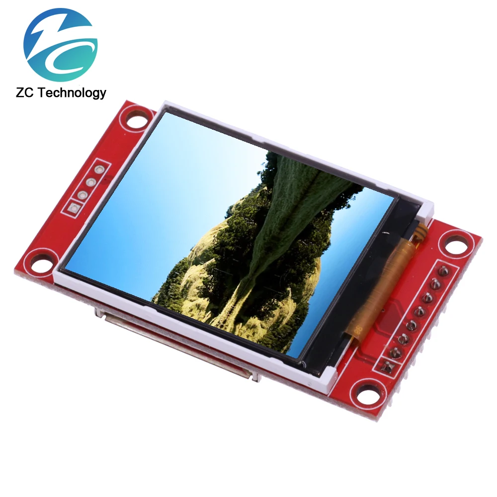 1.8 inch TFT LCD Module LCD Screen Module ST7735 SPI serial 51 drivers 4 IO driver TFT Resolution 128*160 For Arduino