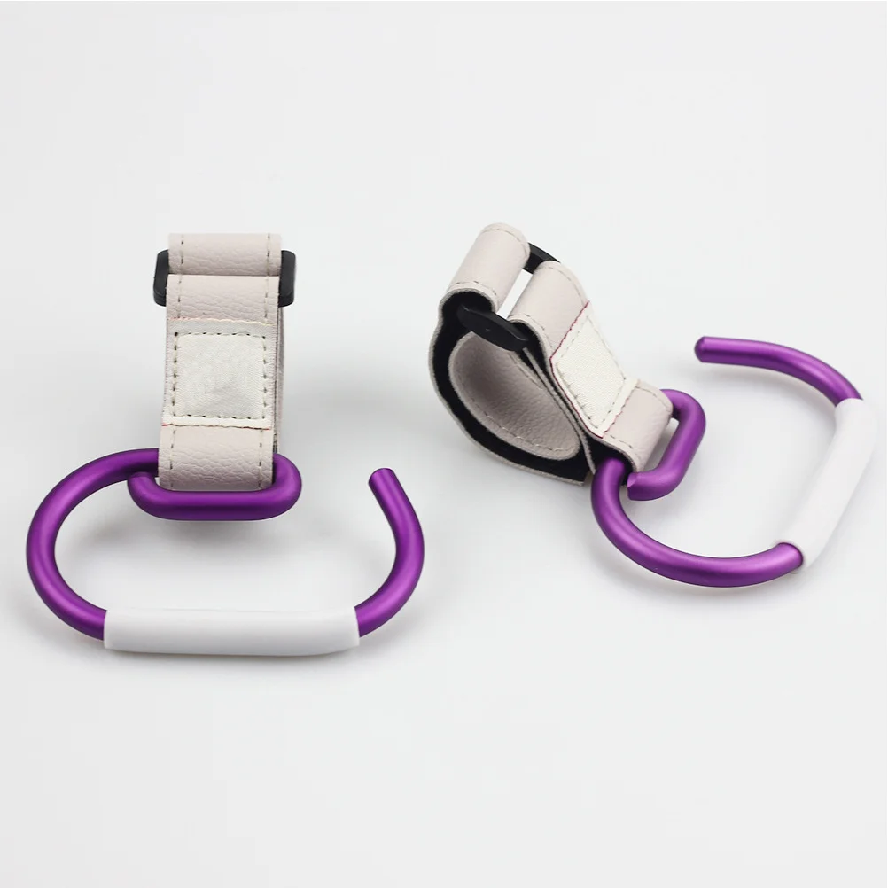 

Stroller Hooks Heavy Duty Bag Hanger for Buggy Diaper Purse Organizer Easy Install Removable Mount for Walking Bike Use