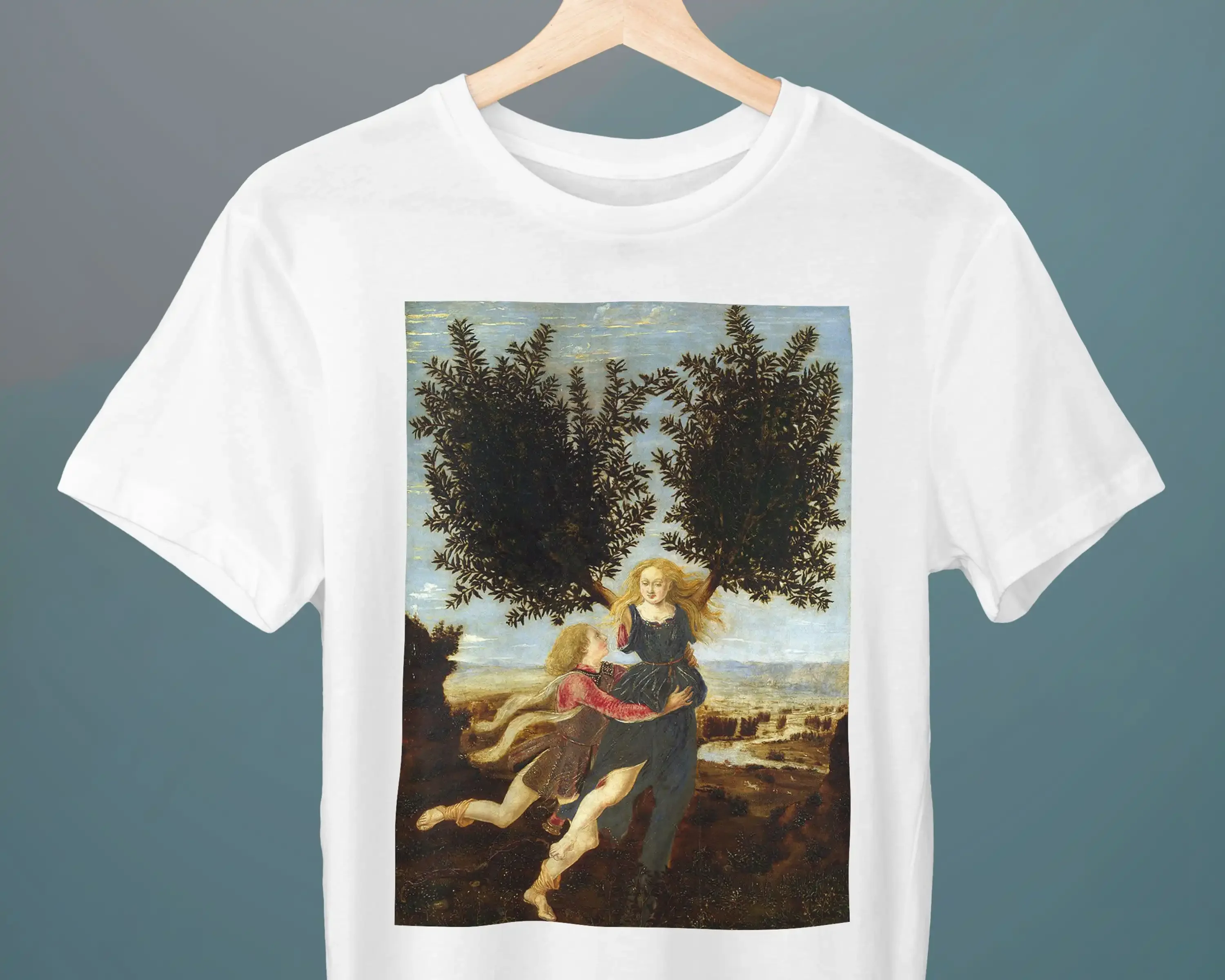 Apollo and Daphne Piero Del Pollaiolo Unisex T-shirt Greek