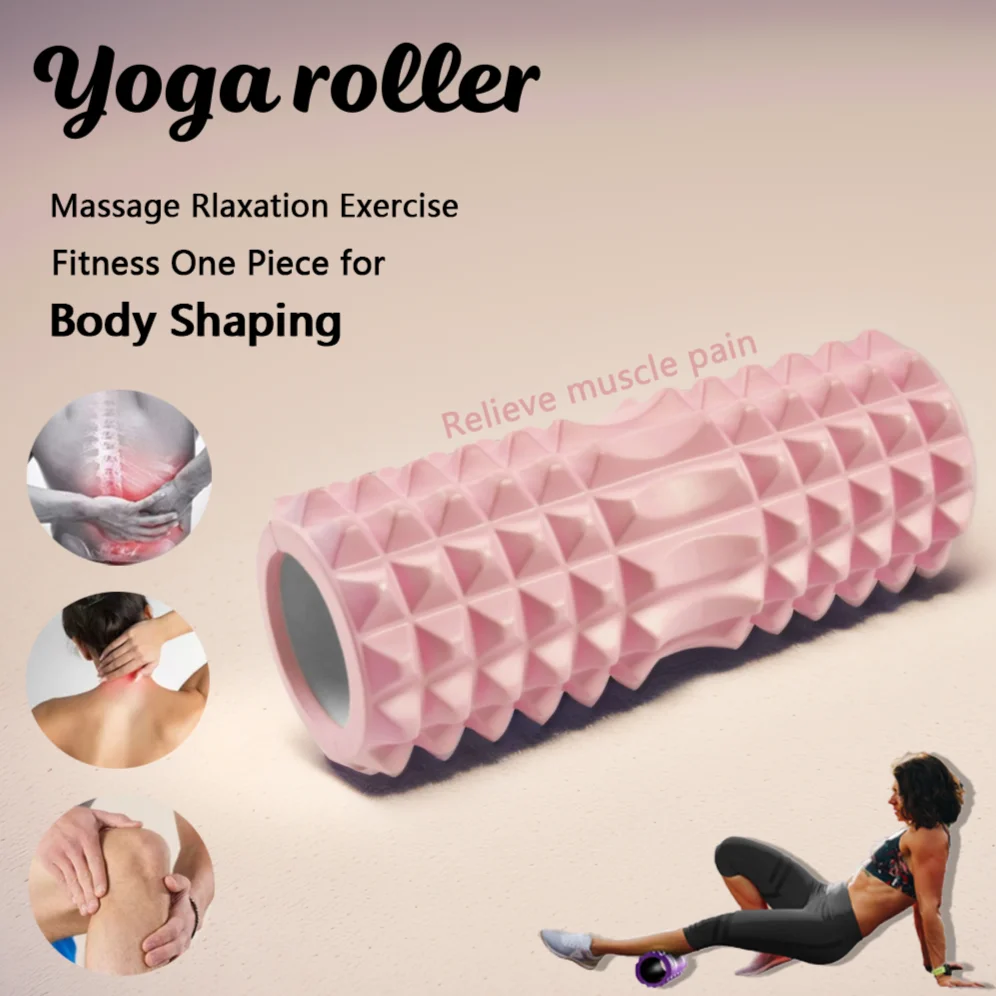 Yoga Roller, Fitness Roller, Suitable for Deep Tissue Muscle Massage, Trigger Point Exercise Foam Roller, Muscle Relaxation