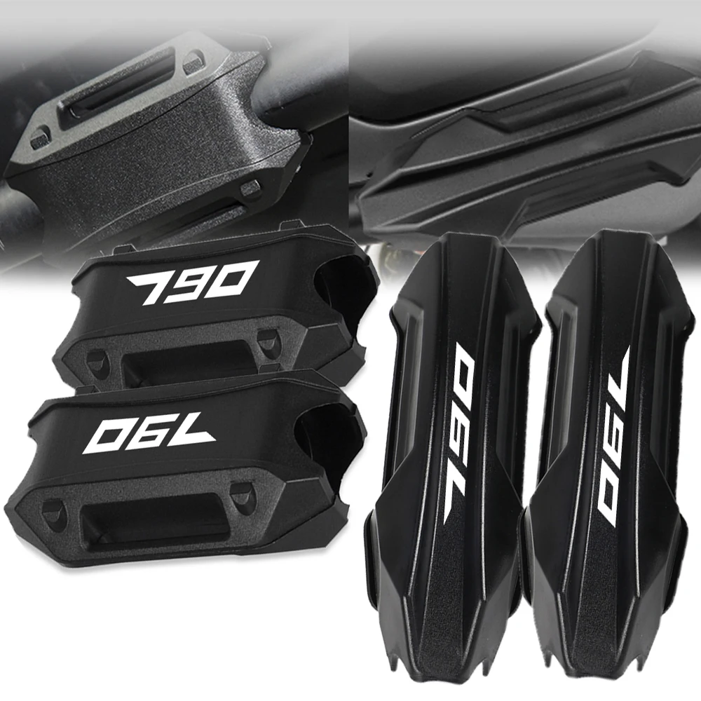 

Crash Bar Guard Bumper Decorative Guard Block 25mm Moto Engine Crash bar Protection For 790 ADVENTURE 790 ADV R 790 adventures