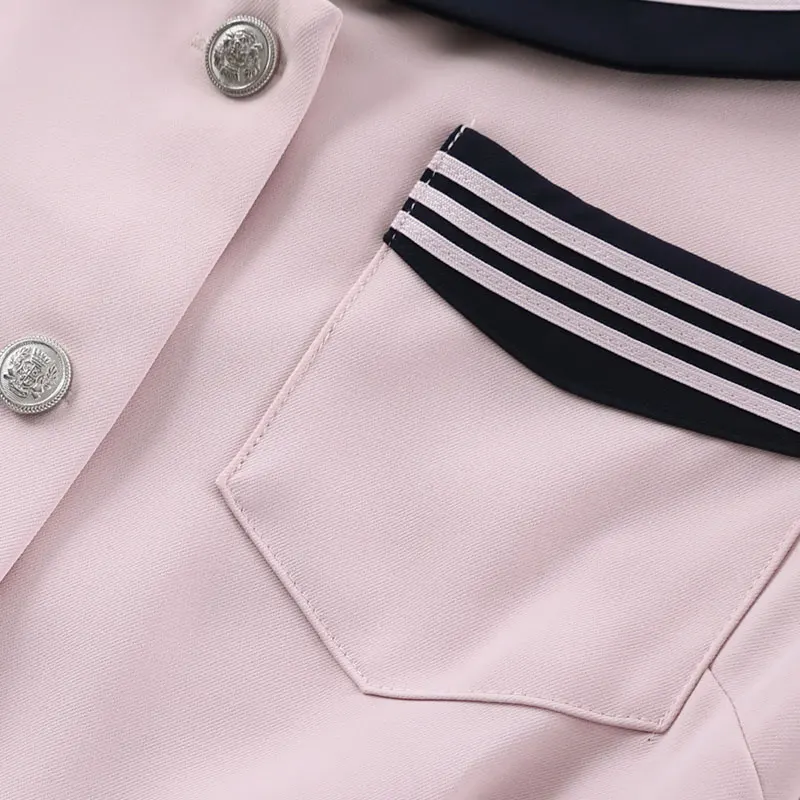 Pink JK Uniform South Korea College Sailor Fuku Set Japan School Student Sailor Outfit Cosplay Seifuku Costume for Women