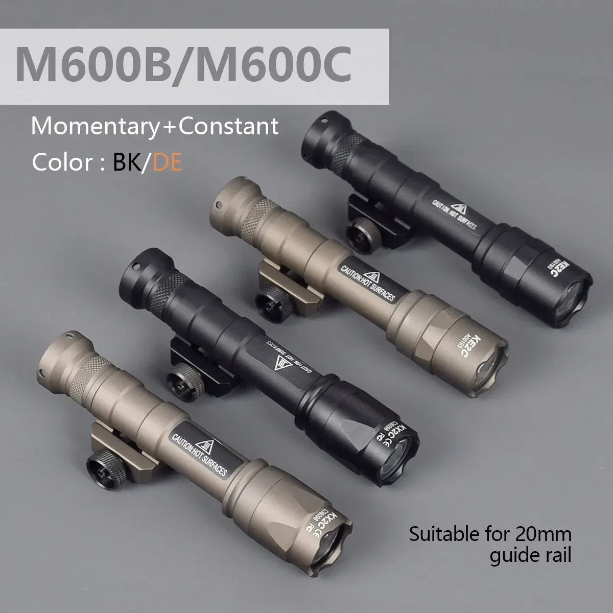 US Warehouse X300 M300 M600 Ultra Tactical WeaponLight Pistol Gun Surefire X300U Handgun Scout Flashlight for Glock CZ-75 SP01