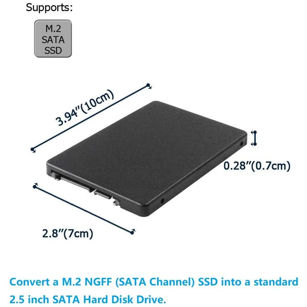 M.2 NGFF на 2,5 дюймовую SATA SSD/Φ адаптер карта памяти (B Ключ для адаптера ПК M2 + M настольная розетка NGFF)