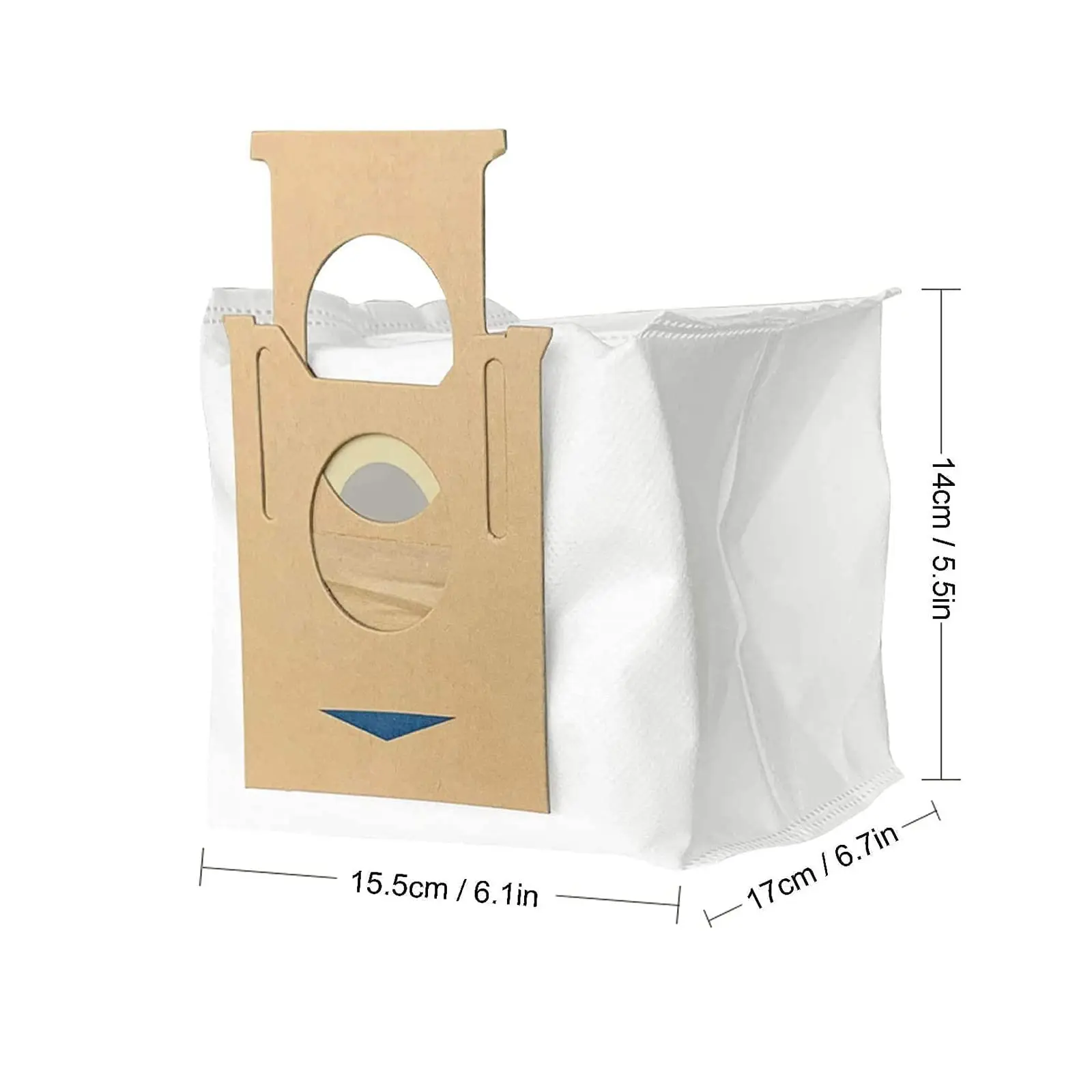 Staubbeutel für Ecovacs DEEBOT T9 AIVI OZMO T8 AIVI T8 Max T8 Serie N8 Pro Plus N8 Pro Zubehör Roboterstaubsauger Ersatzteile – Detail 7