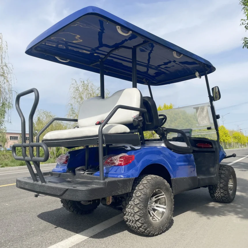 

Factory Price New Model C Design MacPherson Suspension 60V/72V Lithium Battery Off-Road Golf Cart 4 Seater Electric Golf Cart