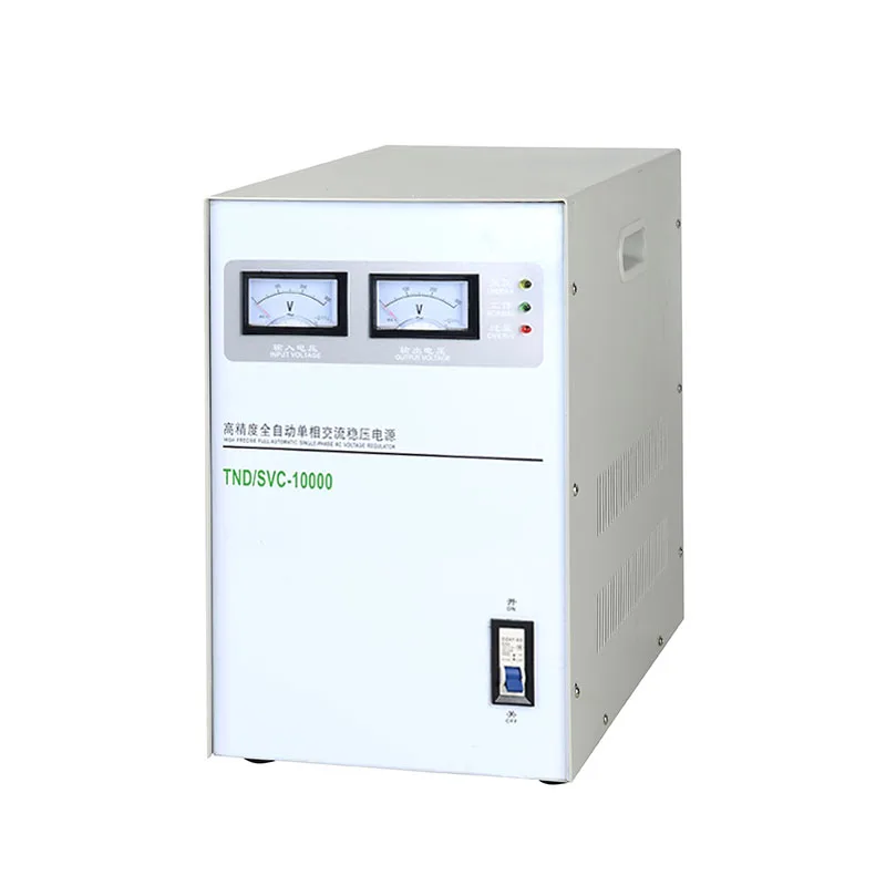 

High Quality 7KVA 220V Single Phase Full Automatic Copper Voltage Stabilizer AC Current Fast Response for Home & Industrial Use