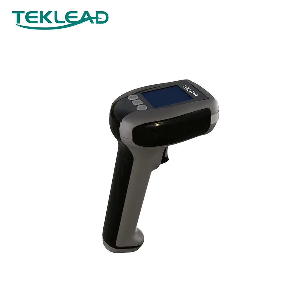 Supermarket and Retail shop use Handheld Convenient 1D 2D Wireless Barcode Scanner With Screen Display
