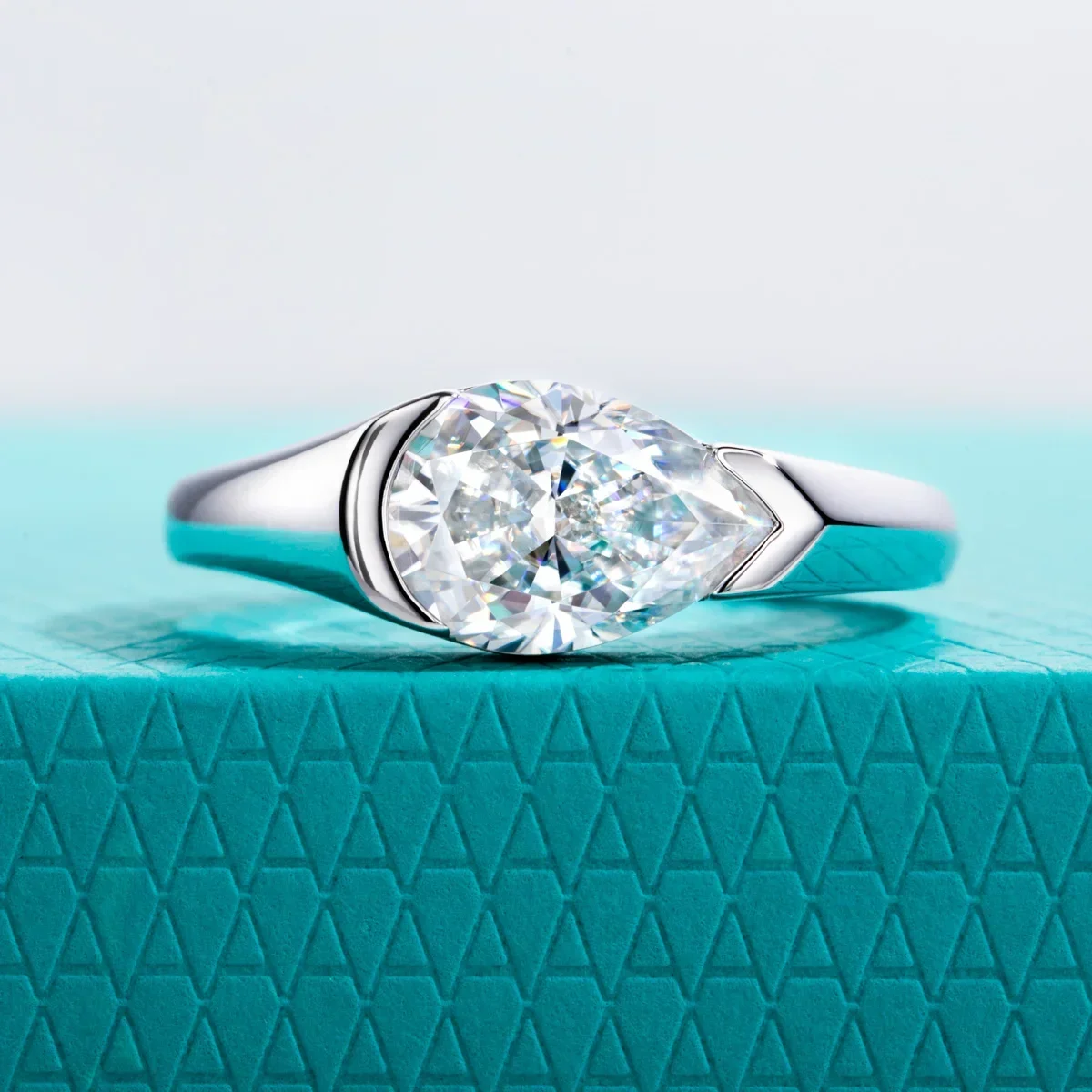 Anillos de Compromiso y Boda FCGJHW con Moissanita de 2.5ct, Anillo de Plata de Ley S925 con Certificado GRA, Chapado en Oro Blanco de 18k para Mujer y Hombre, Joyería 2026