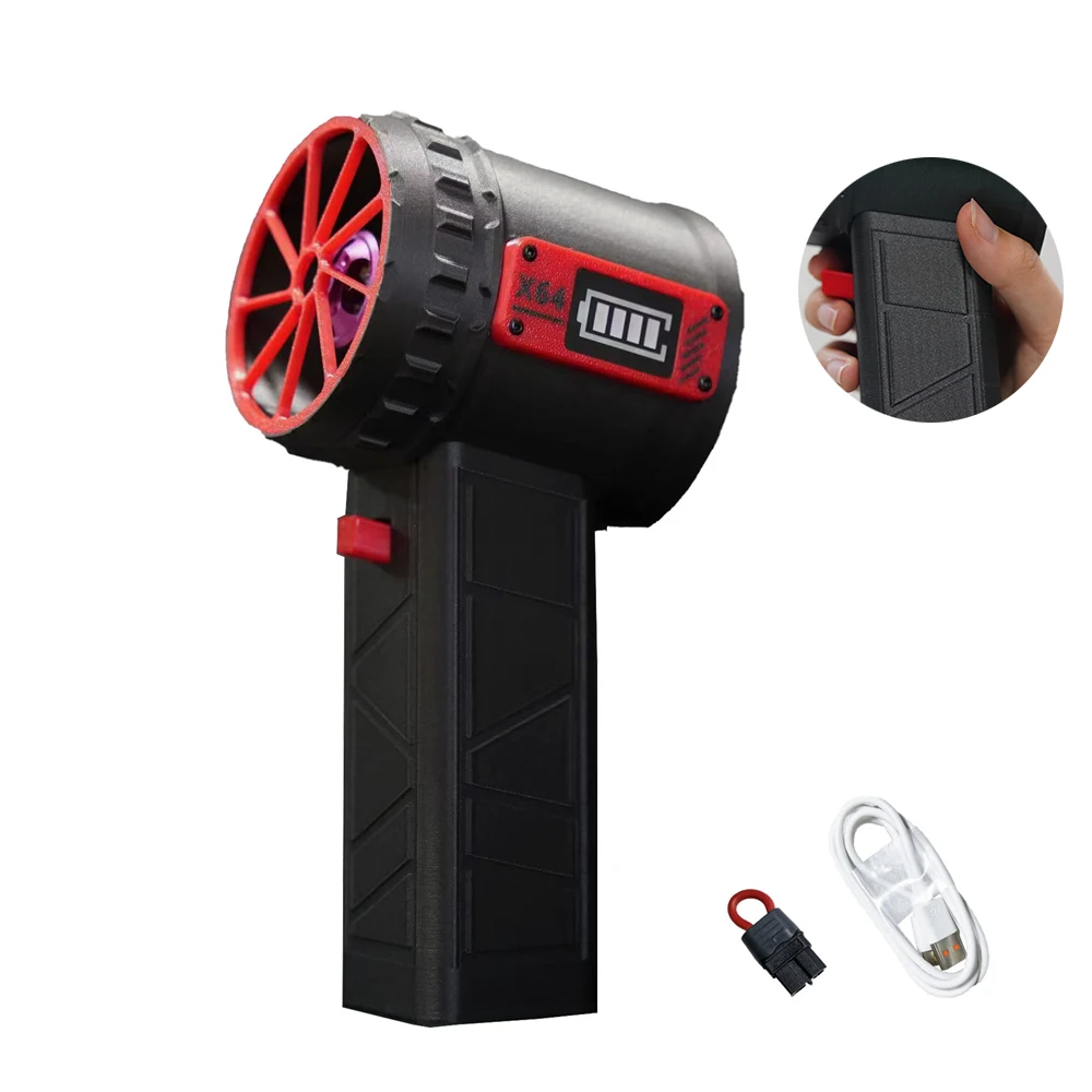 X64 Jetdry Blowers 16000mAh Thrust 1500g Air Blower Handheld 64mm Duct Fan Cordless Turbo Jet Fan Car Washing Brushless Motor