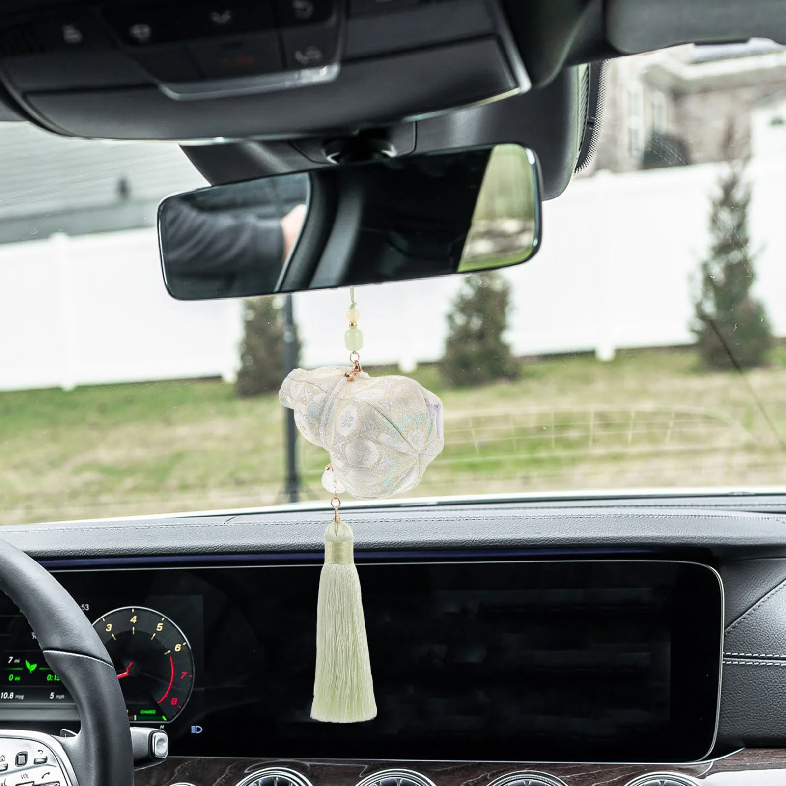 

Gourd Sachet Hanging Decor Natural Osmanthus Fragrance For Car Hanfu Costume Ornament Air Freshener Vehicle Interior