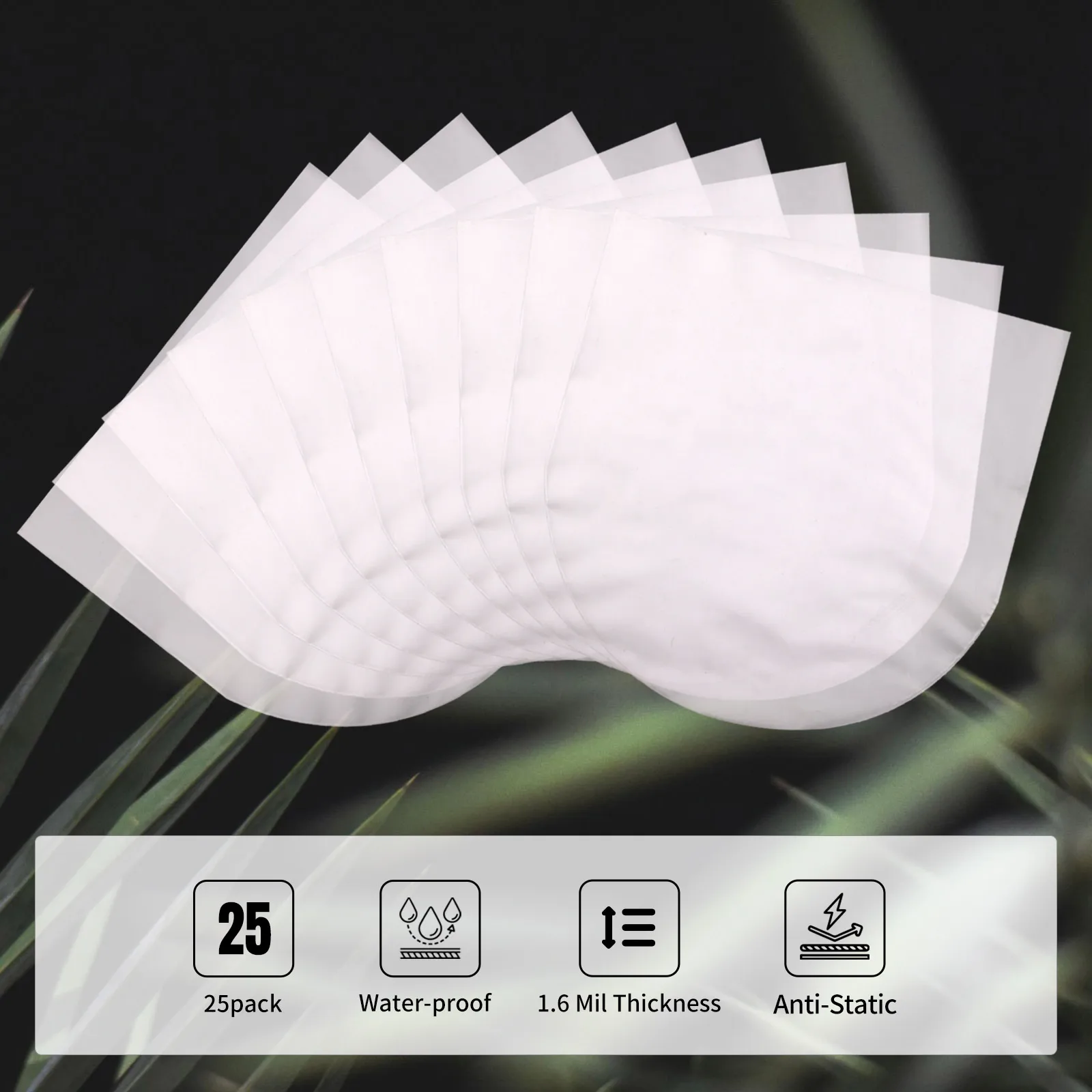 25/50 قطعة واضح 10 بوصة الأكمام الداخلية مكافحة ساكنة 3 ميل البلاستيك مسجل فينيل الأكمام الداخلية أكياس واقية ل 10 ''فيني سجل SP