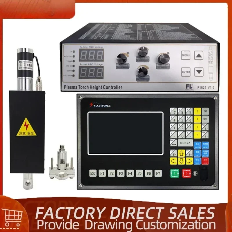 CNC Plasma Controller Kit SF-2100C 2 Axis+F1621 Torch Height Control+ JYKB-100-T3 Lifer for CNC Parts cnc Controller Board