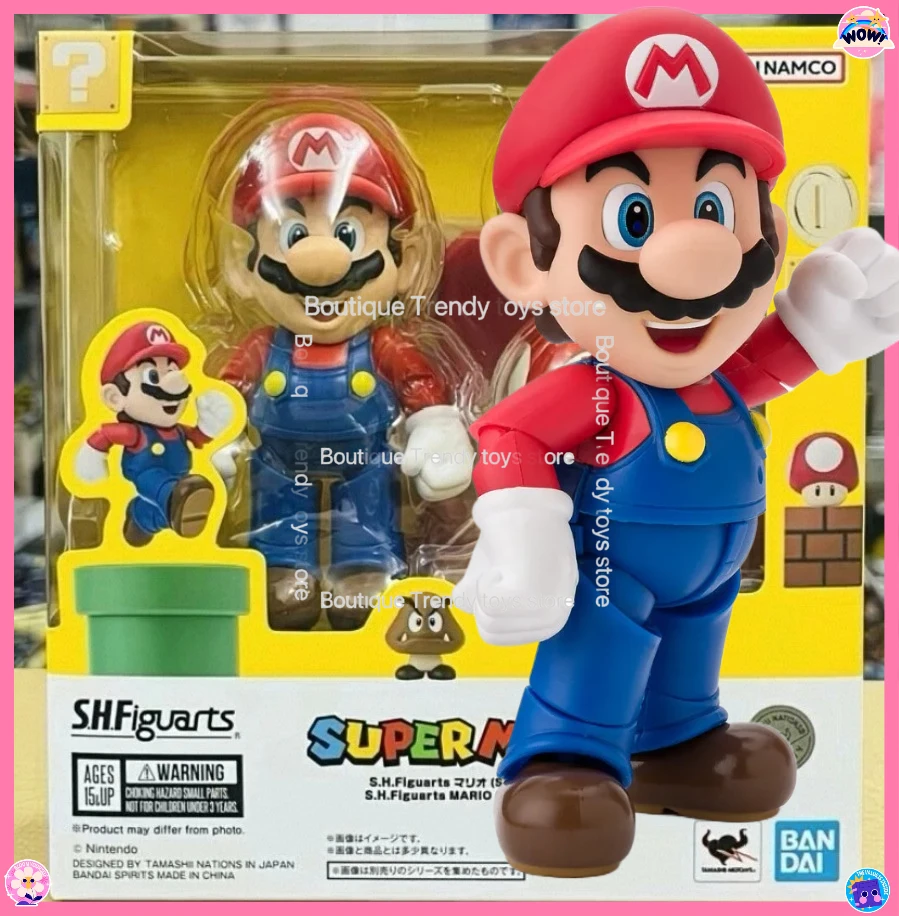 

Фигурка BANDAI S.H.Figuarts SHF Super Mario Luigi, аниме-модель, игрушка