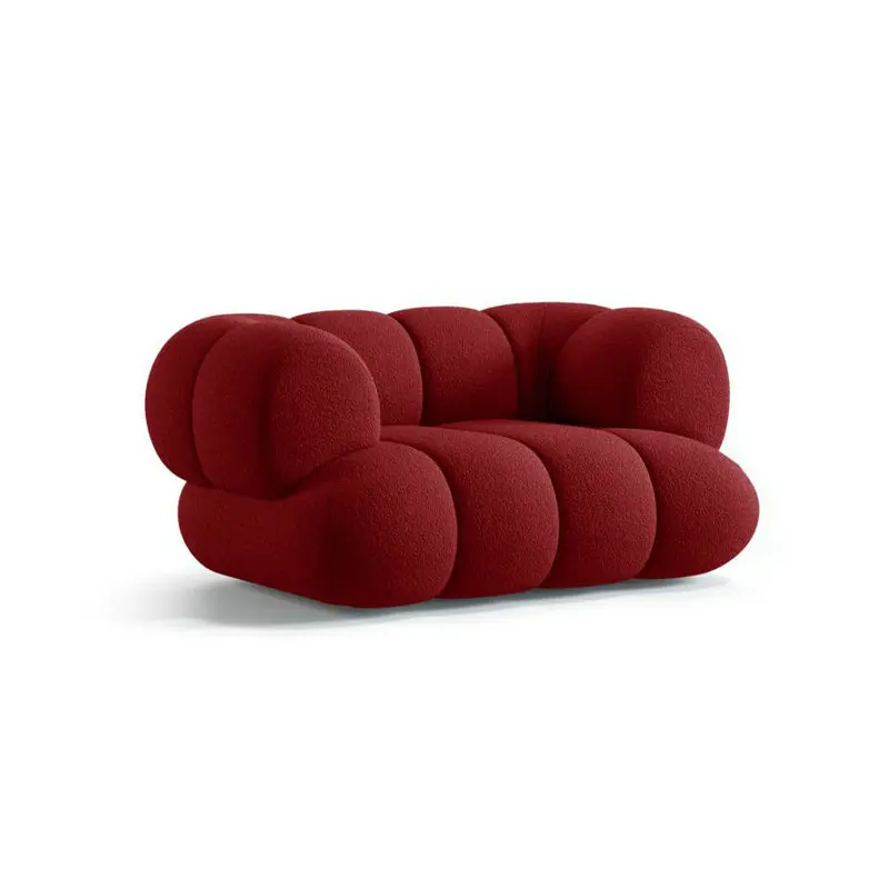 ♢ Sofá Individual de Diseño Moderno y Lujoso X, Sofás Chesterfield para Sala de Estar, Elegante Sofá Seccional Tipo Diván