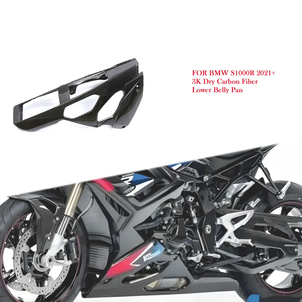 

Carbon Fiber Motorcycle Lower Belly Pan Accessories Para Moto Fairing Kits For BMW S1000R 2021 2022 2023 2024 M1000R 2023 2024