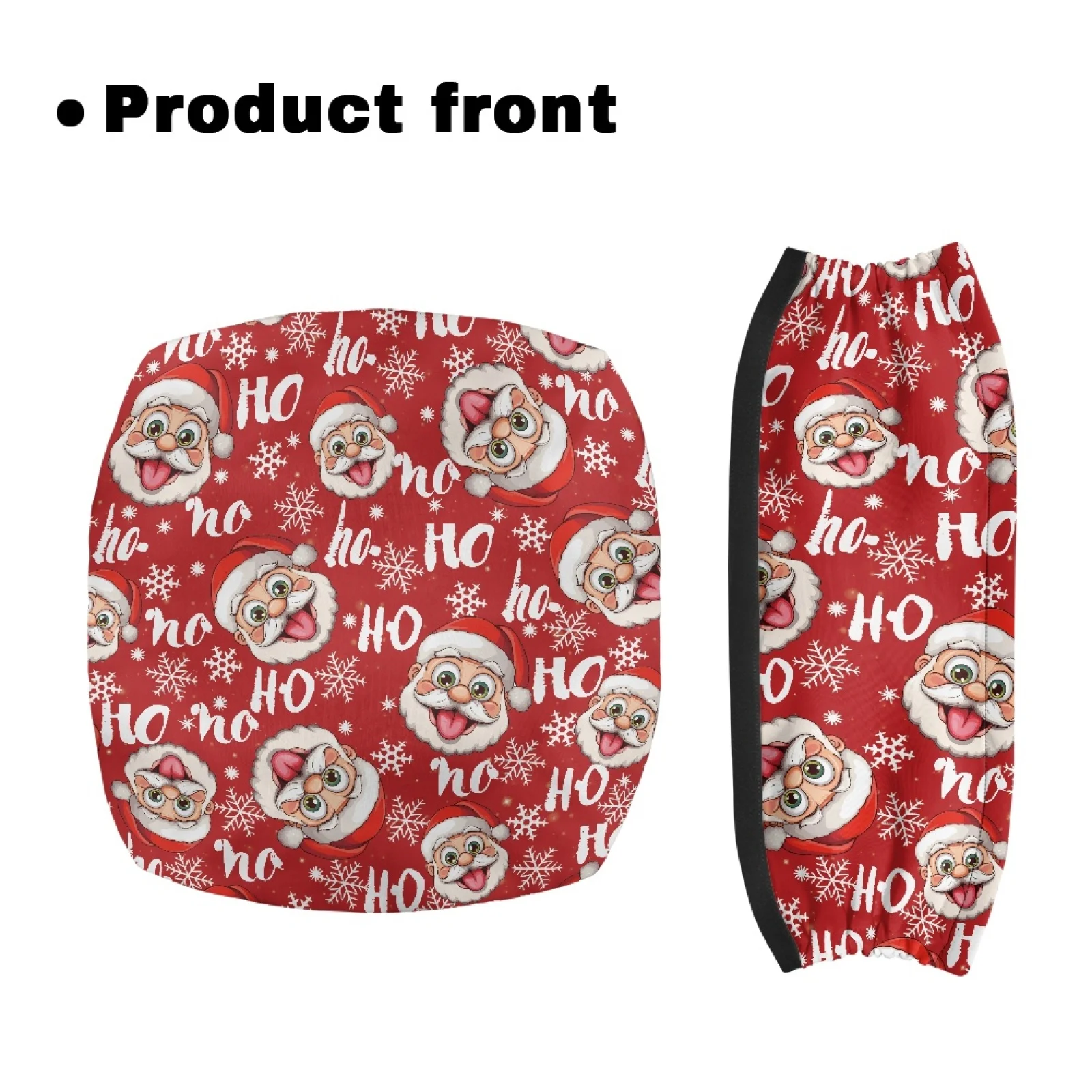 Coloranimal Non Slip Easy to Install Pack of 2 Rollator Seat Back Cover for Seniors for Travel Father Christmas