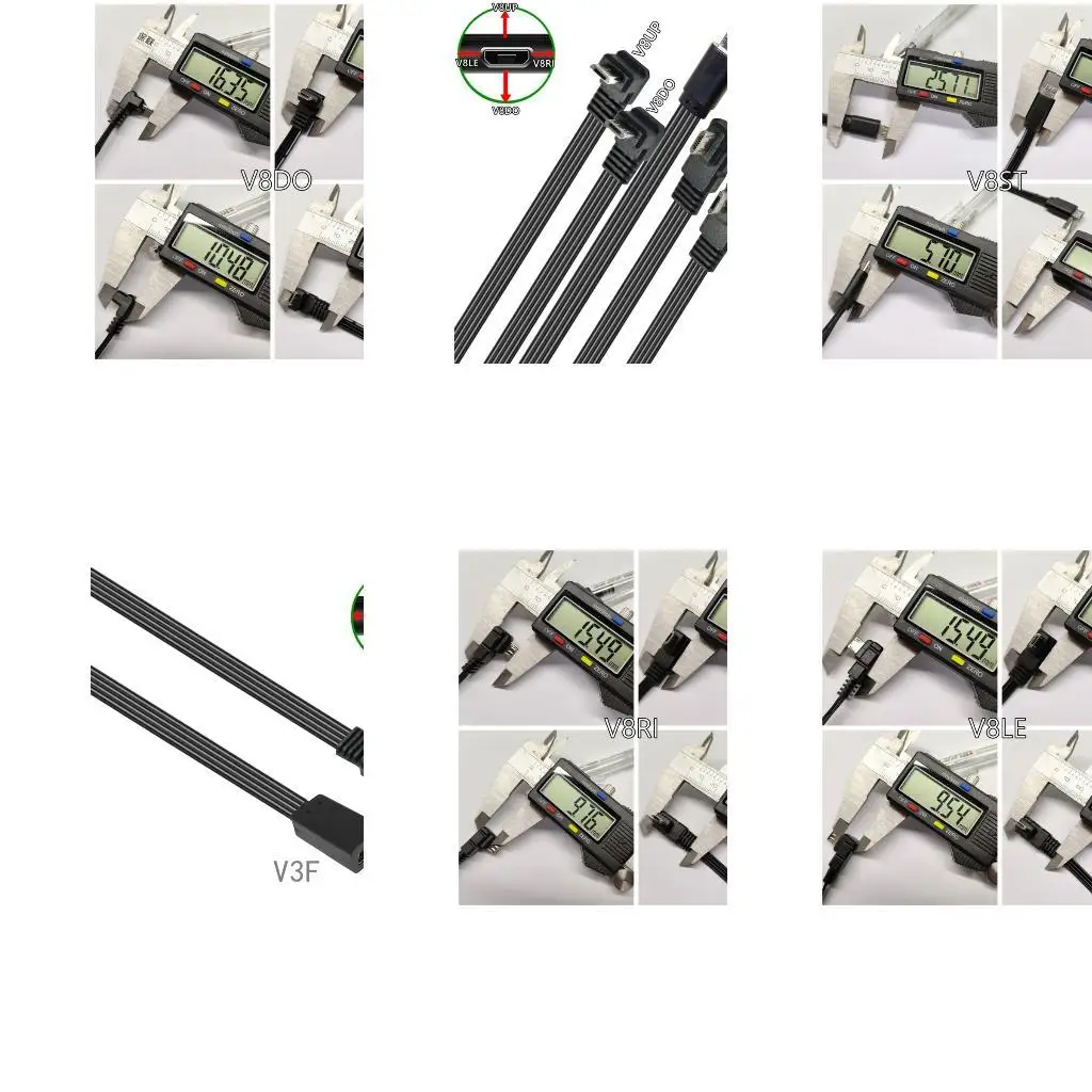 652fミニUSB女性からUSB 5pin男性フラットワイヤーフレキシブル充電ケーブルUSBデータ転送シリコン充電ケーブルポータブル