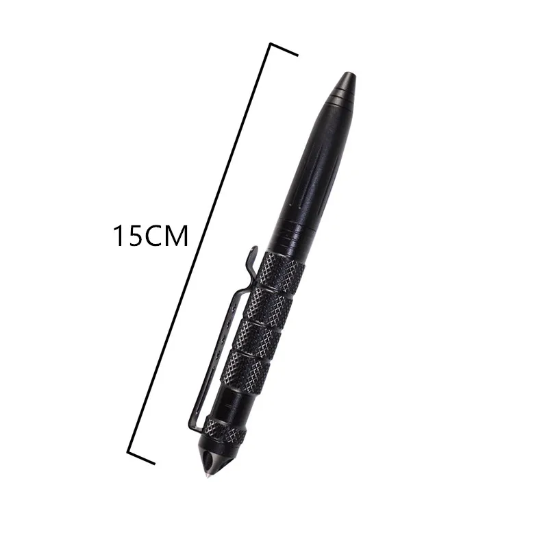 Verteidigung persönliche Tactical Pen Selbstverteidigung Stift Werkzeug Multi Zweck Luftfahrt Aluminium Anti-skid Büro kugelschreiber Tragbare