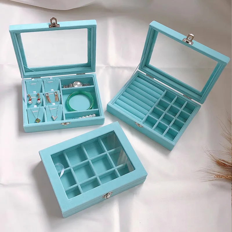 Creative Jewelry Box, Dust Proof, Ring, Earring Storage, Bracelets, Necklace, Desk Organizer, Convenient Carrying, Home Gadgets