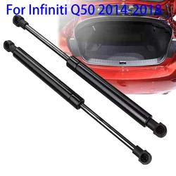 2PCS Car Rear Tailgate Tail Gate Rod Boot Shock Trunk Gas Struts Lift Supports Bars For Infiniti Q50 2014-2018 / 6802 / PM3674