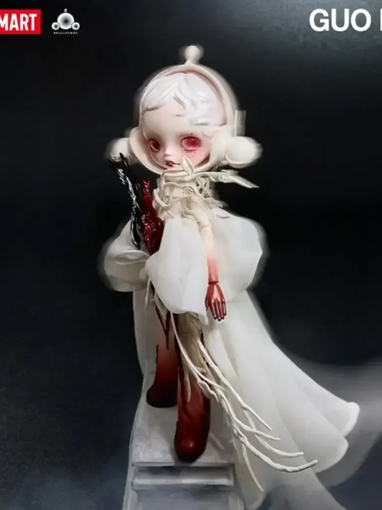 

POPMART SKULLPANDA X GUO PEI 1/6 Scale Blind Box Cute Anime Desktop Decoration Model Toy Gift for Girls Collectible Figurine