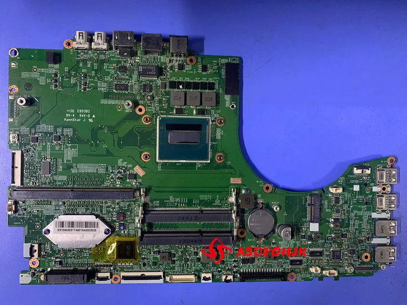 Original MS-17811 FOR MSI GT72 2QD MOTHERBOARD WITH SR1PX i7-4710HQ 2.5GHZ 100% Test Work