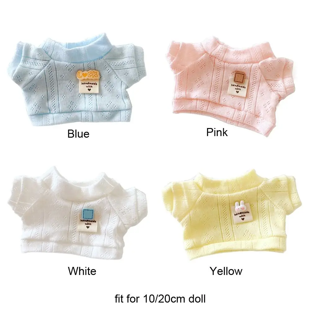 T-shirt créatif 10/20CM, jeu de dressage à langer, vêtements de maison, accessoires Photo, Mini T-shirt creux en coton pour Cosplay