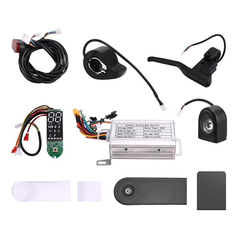 

36V 350W Brushless Controller+Bluetooth Meter+Accelerator+Light+Handbrake+Cover Kit For Xiaomi M365/M365 Pro Scooter