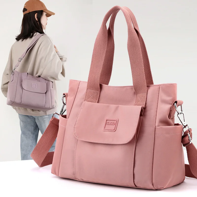 bolsa-tote-feminina-de-nylon-bolsa-casual-com-varios-bolsos-alca-ajustavel-bolsa-crossbody-com-ziper-bolsa-de-ombro-multicamadas