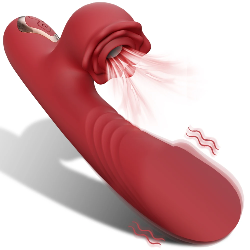 Powerful Vibrating Sucking Vibrator Female Sucker Clitoris Stimulator G Spot Dildo Massager Adult Goods Sex Toys Shop for Women