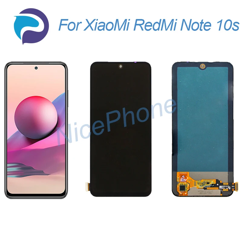 for XiaoMi RedMi Note 10S LCD Display Touch Screen M2101K7BG, M2101K7BI, M2101K7BNY for RedMi Note 10S Screen Display LCD