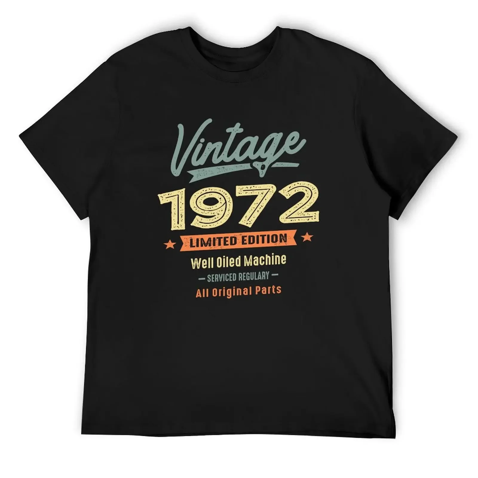 Vintage Born in 1972 - 52nd Birthday Retro Classic T-Shirt hippie clothes aesthetic clothes fruit of the loom mens t shirts