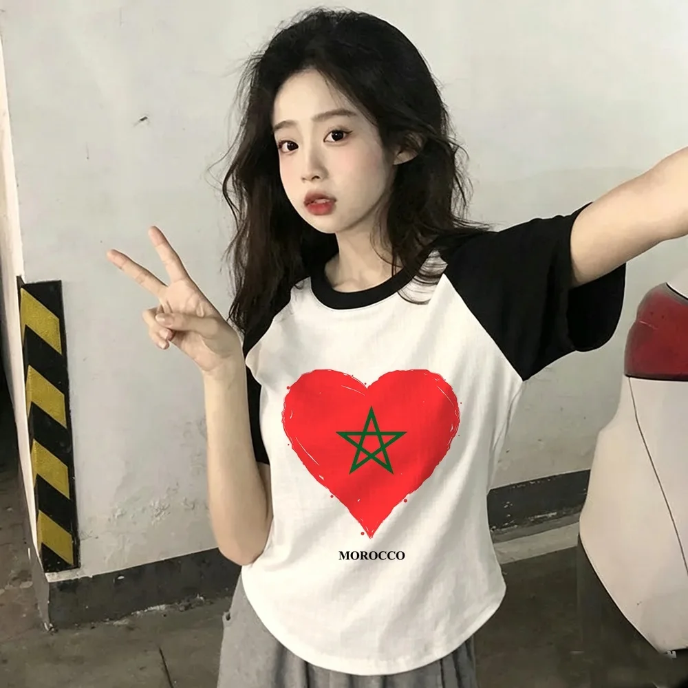Maroc Morocco t shirt girl cheap alternative  grunge japanese aesthetic t-shirt y2k 2000s vintage aesthetic jojifuku
