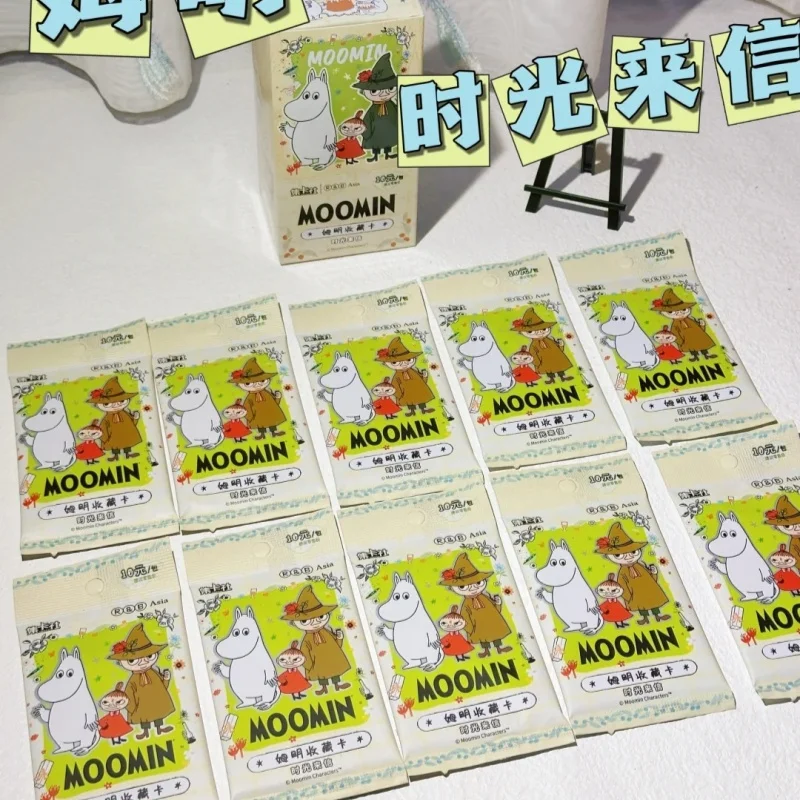 Подлинная карта.fun Коллекционные карты Moomin, анимационные тематические игровые коллекционные карты, альбом, карты-подставки, хобби и коллекционные подарки