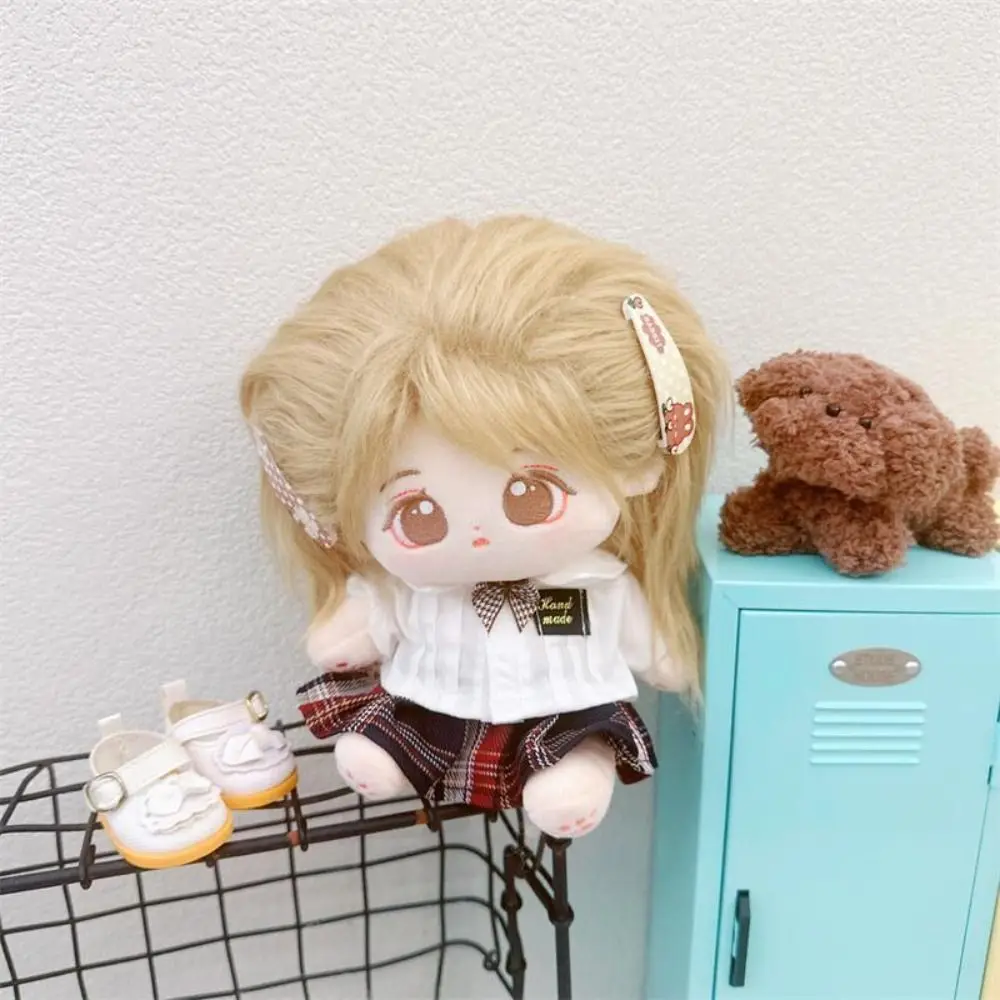 Cute JK Uniform Preppy Cotton ‘s Clothes Stuffed Soft 10CM/20CM Clothing Korea Hair Clips Cotton Outfit Dress