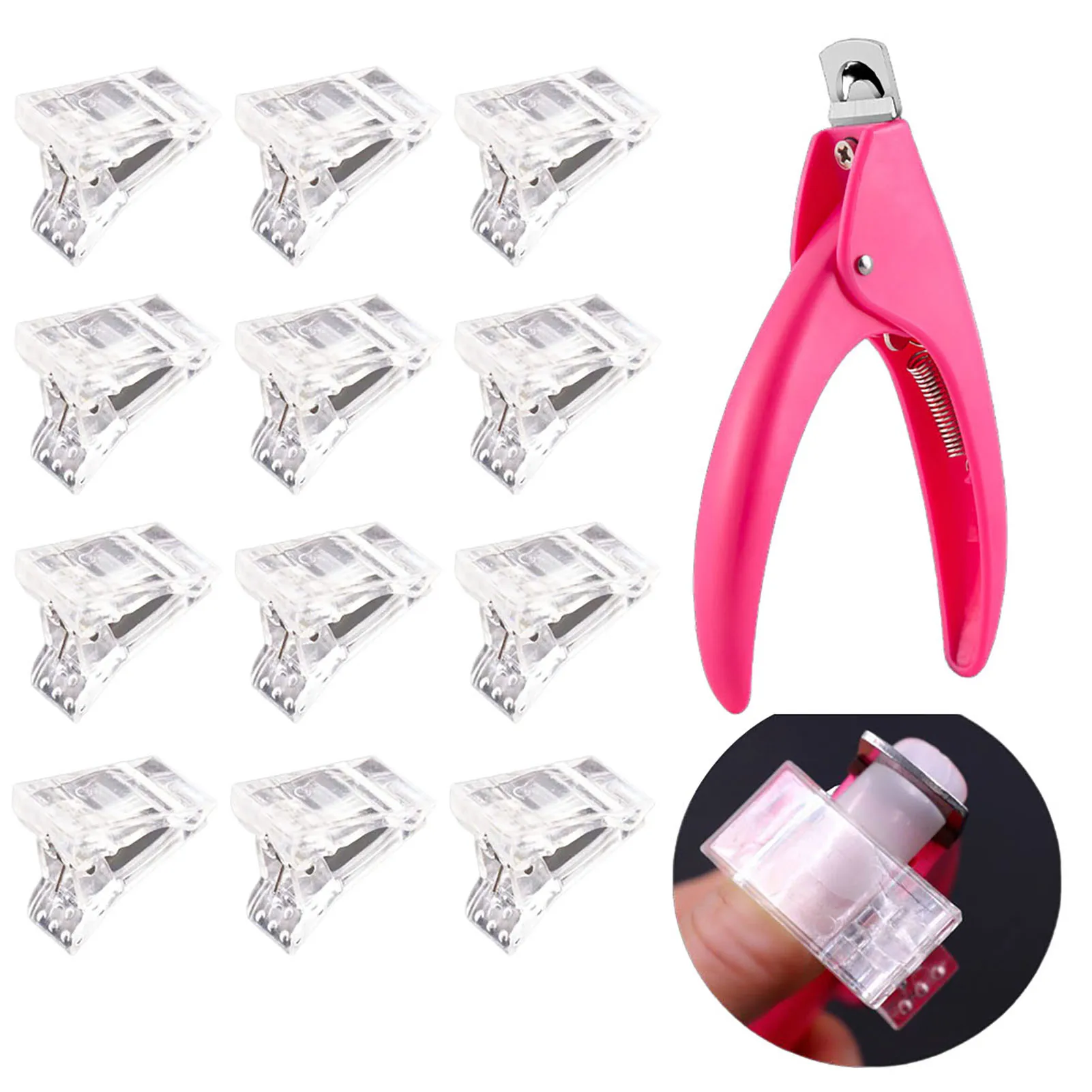 s Clip with  Trimmer Quick Building s Clip for Nail Art Beginners and Nail Artists