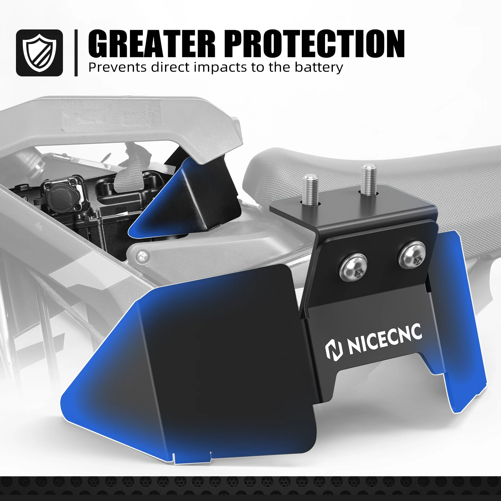 NICECNC Per Sur-Ron light bee XS L1E Segway X160 X260 Surron light bee XS L1E Blocco batteria Aumenta il codice e il riser del sedile con rialzo da 5 cm