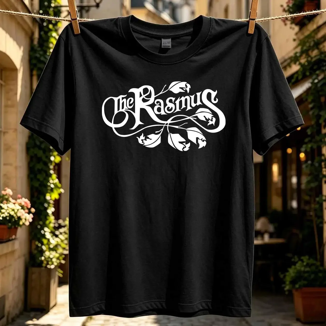 washed T Shirt The Rasmus 03s vintage size L long or short sleeves vintage Washed Top For Everyday Wear fashion Stylish