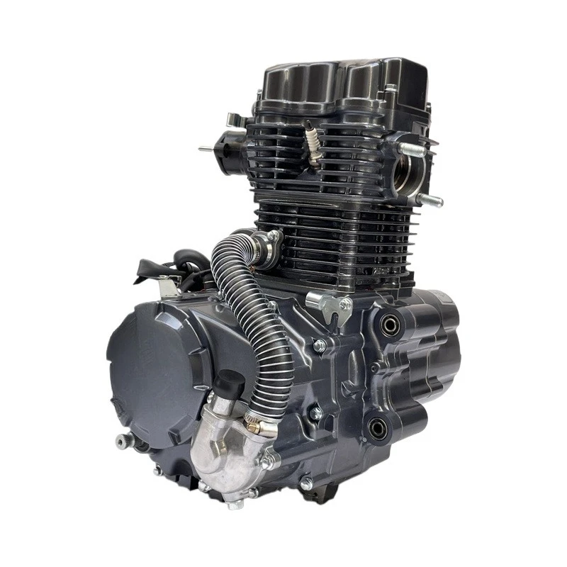 

Three-wheeled motorcycle engine head assembly