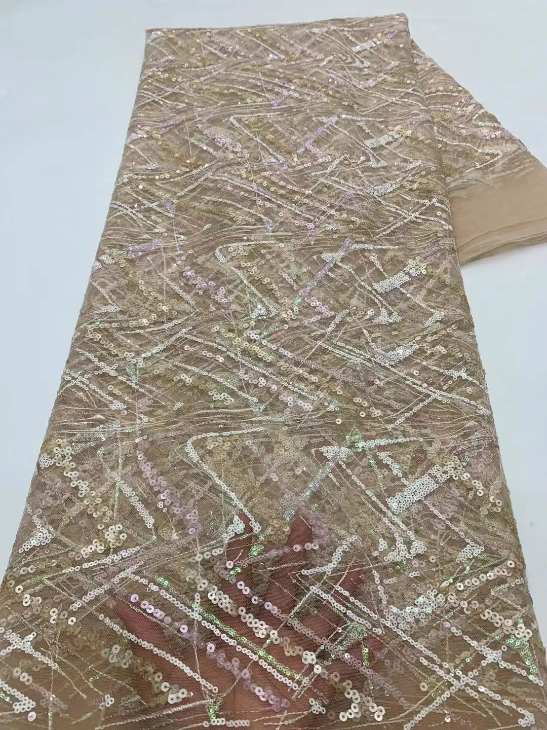 أفريقيا النيجيري مطرز الفرنسية شبكة الدانتيل مع الترتر جودة عالية 2025 التطريز الدانتيل الترتر الدانتيل لفساتين الزفاف النساء