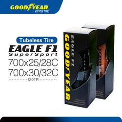 Goodyear Bicycle Tires Eagle F1 Supersport 700x28C Tubeless Road Bike Tire 700x25C Clincher Foldable Gravel Cycling Tire Parts