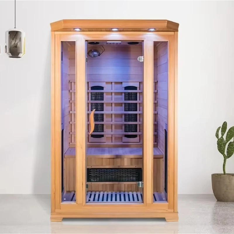 Sala de Sauna portátil, cabina infrarroja de vapor, Spa para el hogar, casa móvil, relajación interior y exterior, equipo de calefacción de desintoxicación