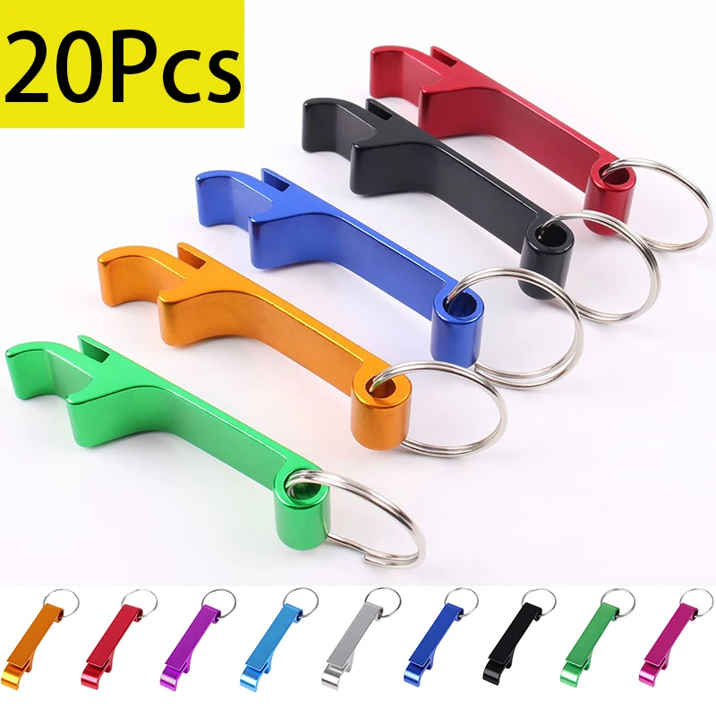 20Pcs Aluminium Alloy Bottle Opener Promotional Beer Opener For Kitchen Use