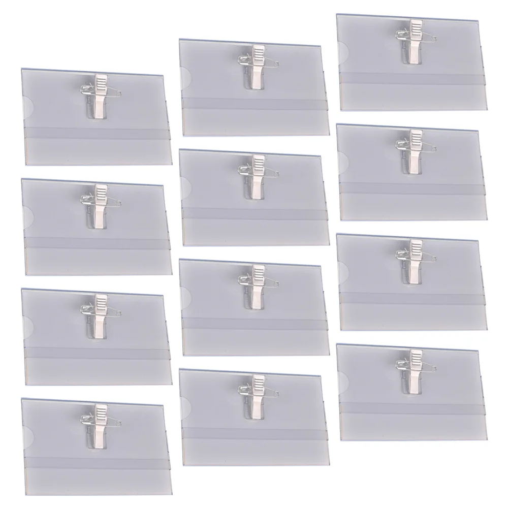 

50 шт. прочных держателей для бейджей, портативные держатели для идентификационных бейджей, легкие зажимы для медсестер, медицинского персонала, офиса